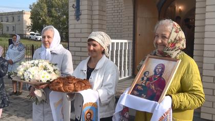 В Ичалковском районе освятили  церковь Божией Матери «Троеручица»